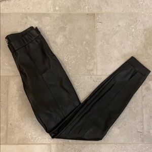 Zara faux leather trafaluc leggings
